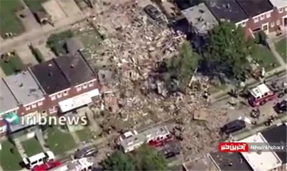انفجار ساختمان در بالتیمور آمریکا 5 کشته برجای گذاشت