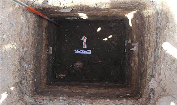 کشف یک اسکلت با تدفین اسلامی در آذربایجان غربی