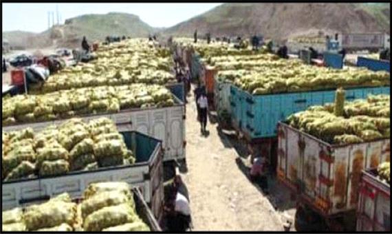 ماجرای فاسدشدن 1000 تن گوجه در مرز عراق در حال تکرار برای1100کامیون سیب‌زمینی