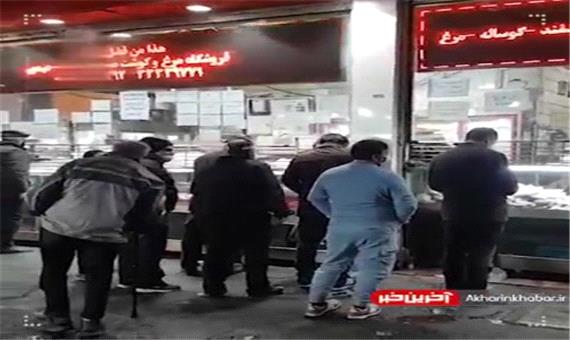 قیمت مرغ در مرکز تهران33 تا 36 هزار تومان
