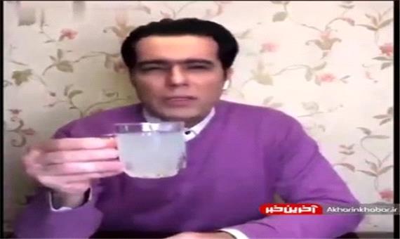 دعوت مجری از وزیر نیرو برای نوشیدن آب مردم استان سیستان و بلوچستان