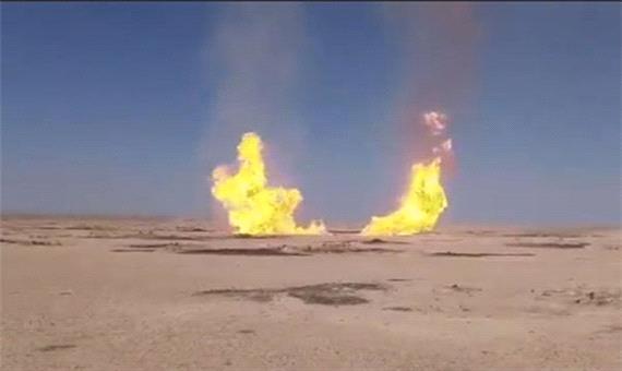 انفجار خط لوله گاز در شمال شرق سوریه