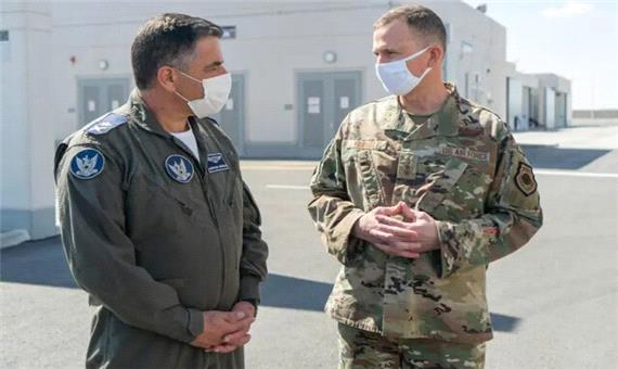همکاری در فعالیت هوایی در خاورمیانه، محور سفر فرمانده نظامی آمریکا به اراضی اشغالی