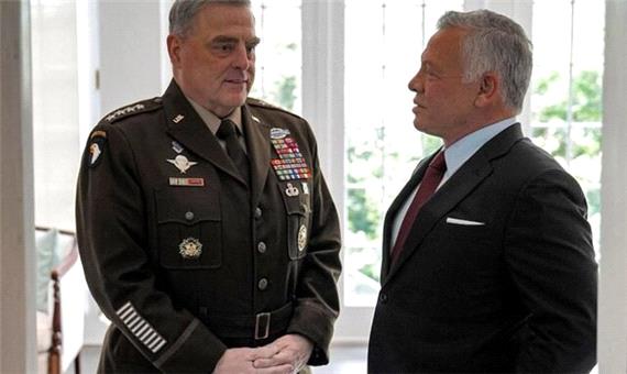 تقویت همکاری‌ نظامی، محور گفتگوی پادشاه اردن و رئیس ستاد مشترک ارتش آمریکا
