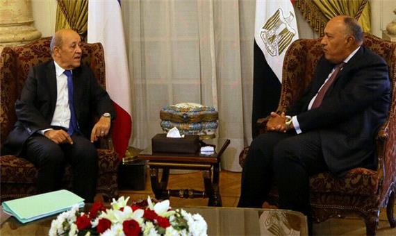 گفت‌وگوی تلفنی وزرای خارجه فرانسه و مصر درباره تحولات تونس و لبنان