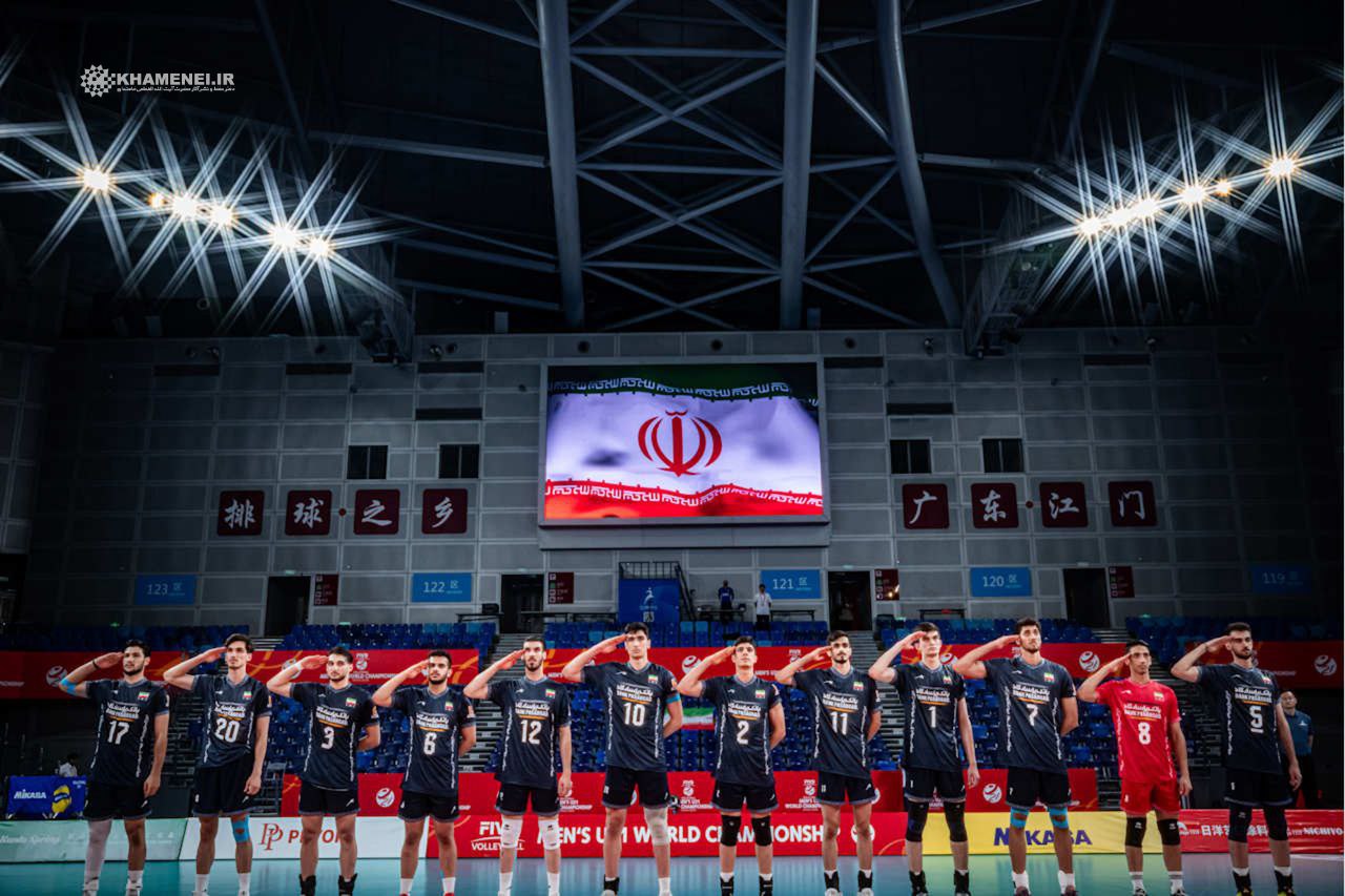 پیام رهبر انقلاب در پی قهرمانی مقتدرانه تیم ملی والیبال جوانان ایران در جهان