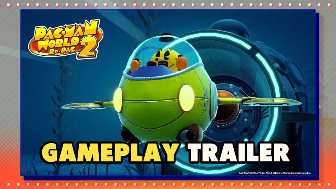 تریلر گیم پلی PAC-MAN WORLD ۲ Re-PAC ویژگی‌های جذاب آن را نمایش می‌دهد
