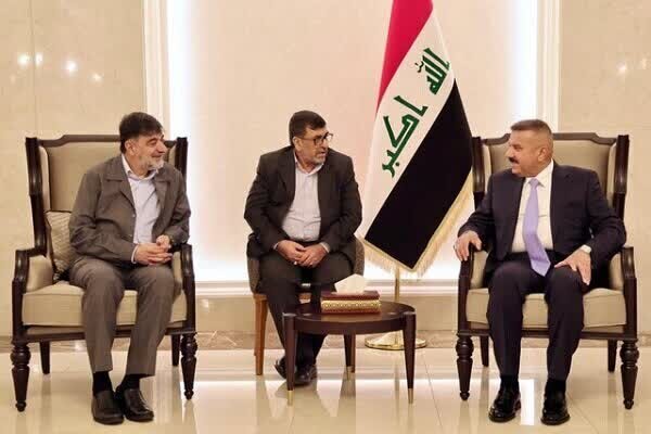 دیدار سردار رادان با وزیر کشور عراق در بغداد