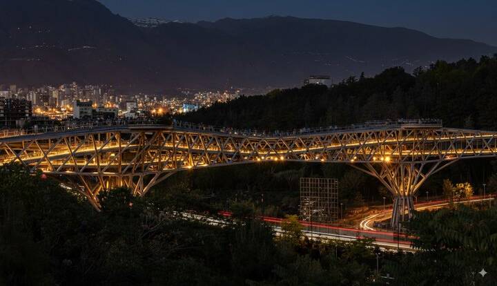 پل طبیعت طلایی می‌‌شود