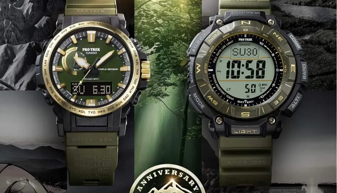 کاسیو با ۲ ساعت نفیس تولد ۳۰ سالگی «پرو ترک» را جشن گرفت