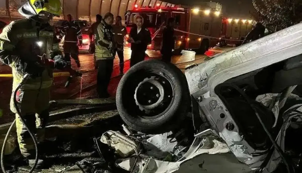 تصادف مرگبار در بزرگراه امام علی (ع)؛ 4 نفر کشته و زخمی شدند