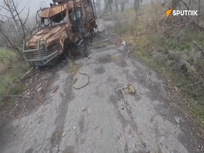 تصاویری از تجهیزات و اجساد نیروهای مسلح اوکراین در نزدیکی کراسنوارمیسک