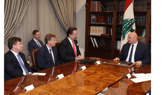 عون در دیدار با هیات آمریکایی: اسرائیل باید حملاتش را متوقف کند