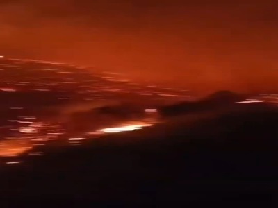 تصاویر آخرالزمانی از آتش‌سوزی در لبنان