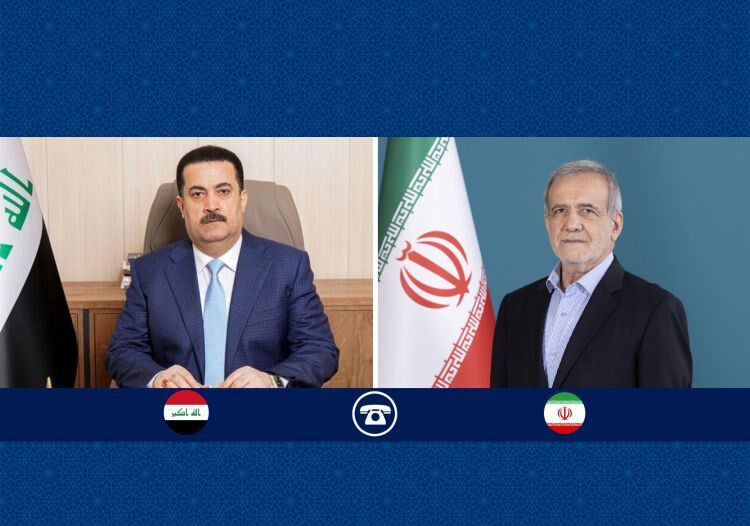 پزشکیان در گفتگو با السودانی: برگزاری شکوهمند انتخابات عراق مایه ارتقای عظمت این ملت است