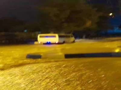 تصاویری از بارش سیل آسا در شوشتر