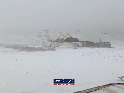 بارش برف در ارتفاعات تهران