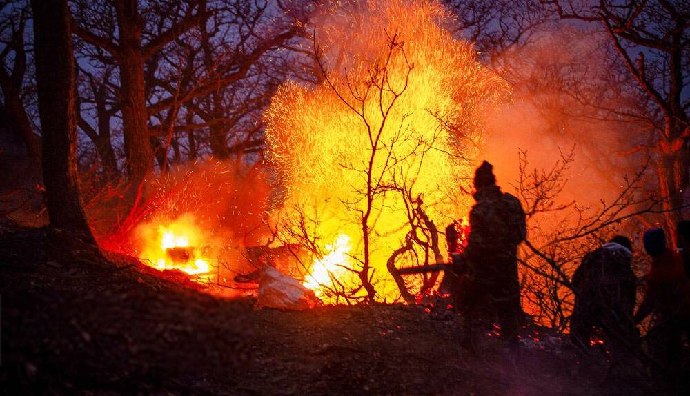 تناقض‌گویی مسئولان درباره آتش‌سوزی الیت؛ کدام مقام مسئول راست می‌گوید؟