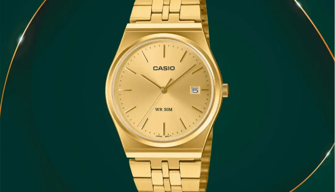 ساعت طلایی 2025 کاسیو با طراحی کلاسیک رونمایی شد