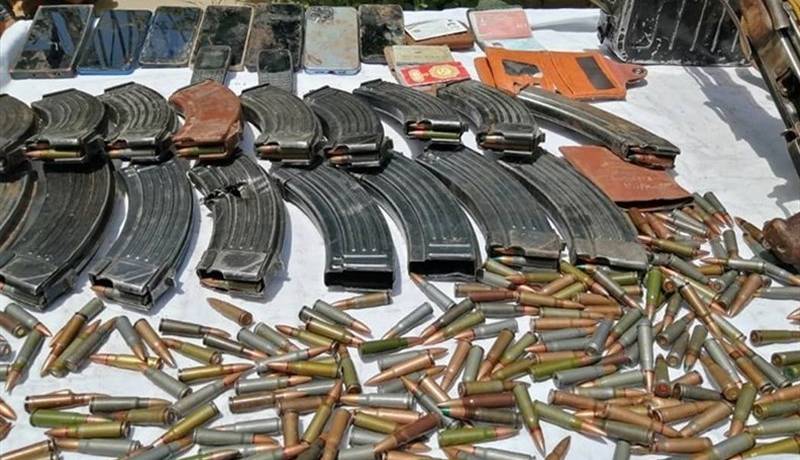 کشف محموله سلاح و مهمات جنگی در ارتفاعات کردستان