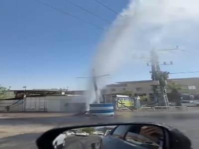 اختلال در زیرساخت های توزیع آب شهر طبریه فلسطین اشغالی