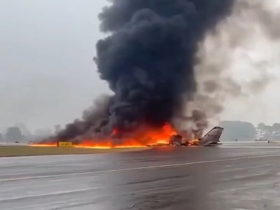 سقوط هواپیما در آمریکا