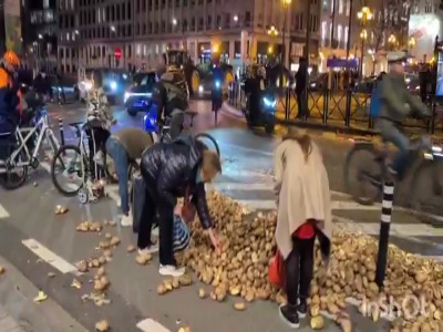 وضعیت خیابان‌های بروکسل پایتخت بلژیک