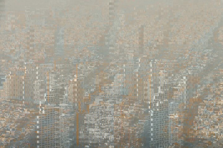 آلودگی هوا به تهران بازمی‌گردد؛ هوای سرد ماندگار است