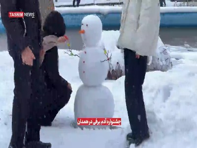 جشنواره زمستانی آدم‌برفی