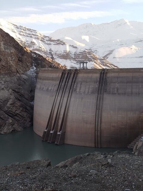 سد تقریبا خالی کرج