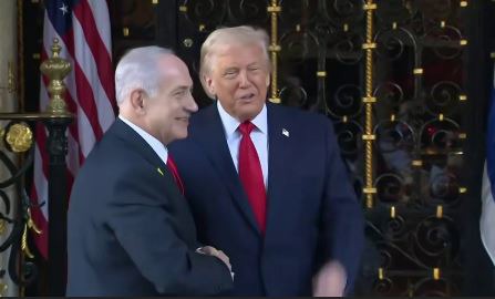 استقبال ترامپ از نتانیاهو در فلوریدا