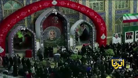 تصاویری از آرامگاه شهید سردار سلیمانی در سالگرد شهادت سردار دلها