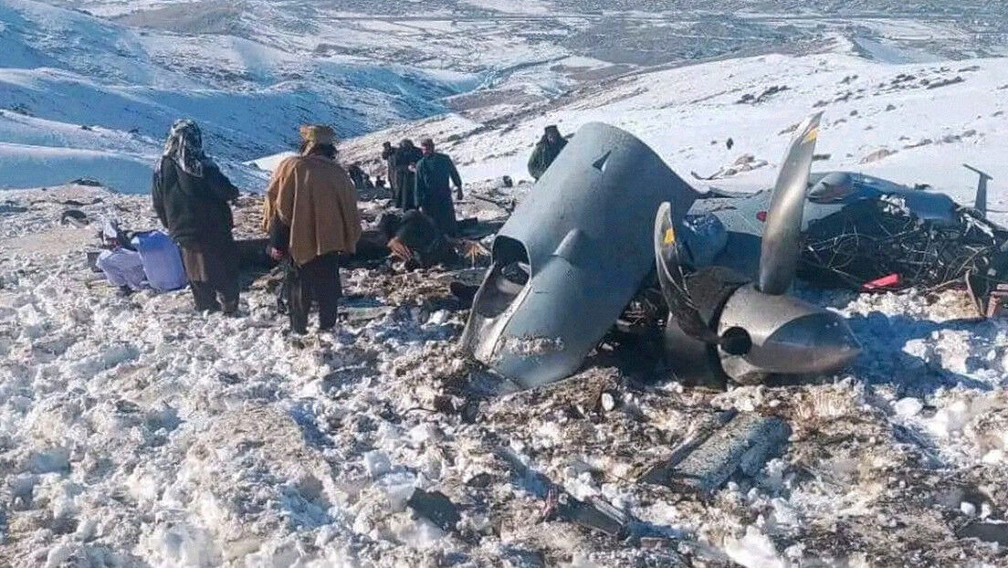 سقوط یک پهپاد ناشناس در افغانستان