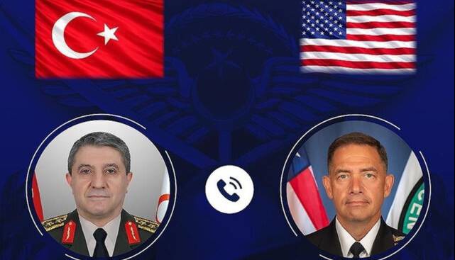 رئیس ستاد کل نیروهای مسلح ترکیه با فرمانده سنتکام گفت‌وگو کرد
