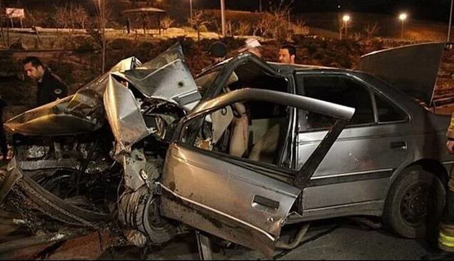 واژگونی مرگبار پژو ۴۰۵؛ ۲ نفر کشته شدند