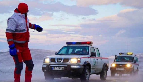 امداد رسانی هلال احمر به ۱۸۰۰ نفر در برف و کولاک در ۲۱ استان