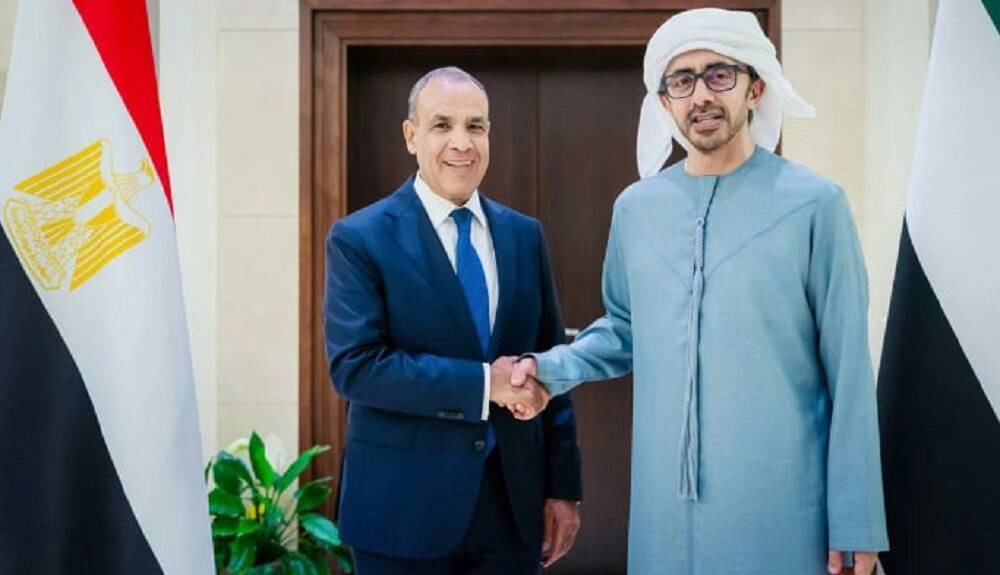 تاکید وزرای خارجه مصر و امارات بر جلوگیری از گسترش تنش‌ها در منطقه