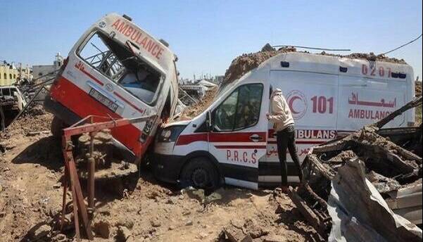 افشای جزئیات یک جنایت خونین درغزه؛شلیک ۱۰۰۰ گلوله به سمت کاروان امدادی