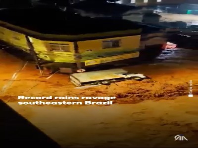 بارش باران‌ سیل‌آسا و مرگبار در برزیل