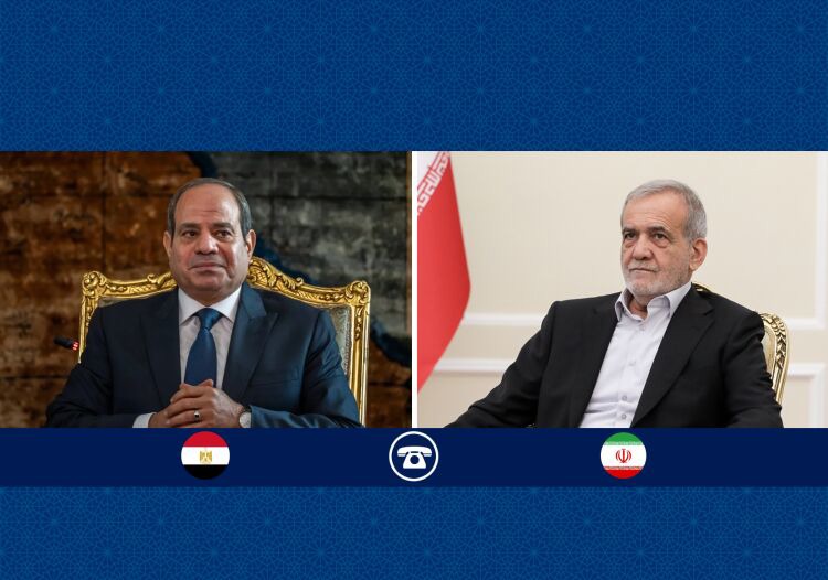 گفتگوی تلفنی روسای جمهور ایران و مصر؛ تأکید بر آغاز فصل نوین روابط منطقه‌ای