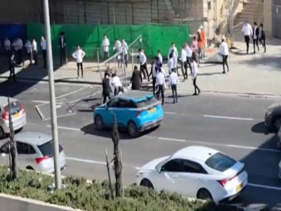 قدس اشغالی صحنه اعتراض یهودیان حریدی به سربازی اجباری