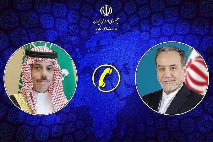وزیر امور خارجه عربستان تلفنی با عراقچی گفت‌وگو کرد