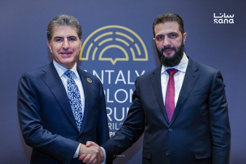 بارزانی با جولانی دیدار کرد