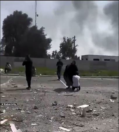 لحظات اولیۀ حمله به مدرسۀ میناب که به تازگی پخش شده است