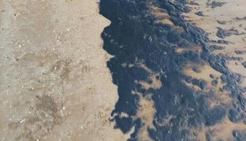 فرماندار قشم: آلودگی نفتی سواحل جزیره قشم تحت کنترل است