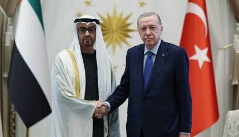 گفتگوی اردوغان و رئیس امارات درباره تحولات منطقه