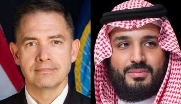 دیدار فرمانده سنتکام با بن سلمان