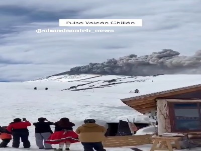 افزایش فعالیت آتشفشان نوادوس همزمان با فصل اسکی در شیلی