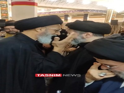 حضور فرزند رهبر شهید انقلاب در مراسم بزرگداشت آیت‌الله شبیری زنجانی