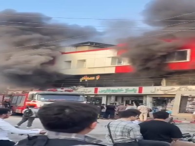 حریق در پاساژ خلیج‌ فارس عسلویه ۵ مصدوم برجا گذاشت